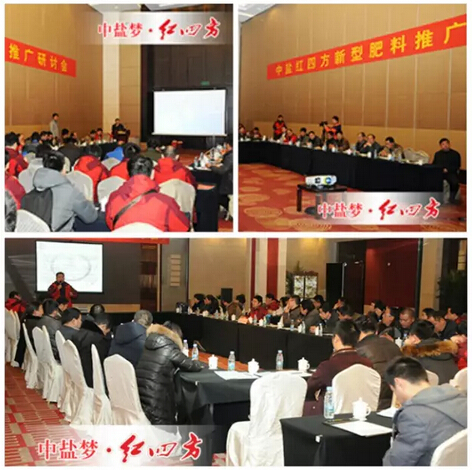 最后，中鹽紅四方針對不同的銷售區(qū)域展開三場重點客戶市場研討會，更細(xì)致地解讀年度營銷政策、分解年度銷售任務(wù)，與經(jīng)銷商進(jìn)行了深度溝通和交流，幫助客戶更深層次地認(rèn)識新型肥料，提振了經(jīng)銷商銷售新品肥的信心。